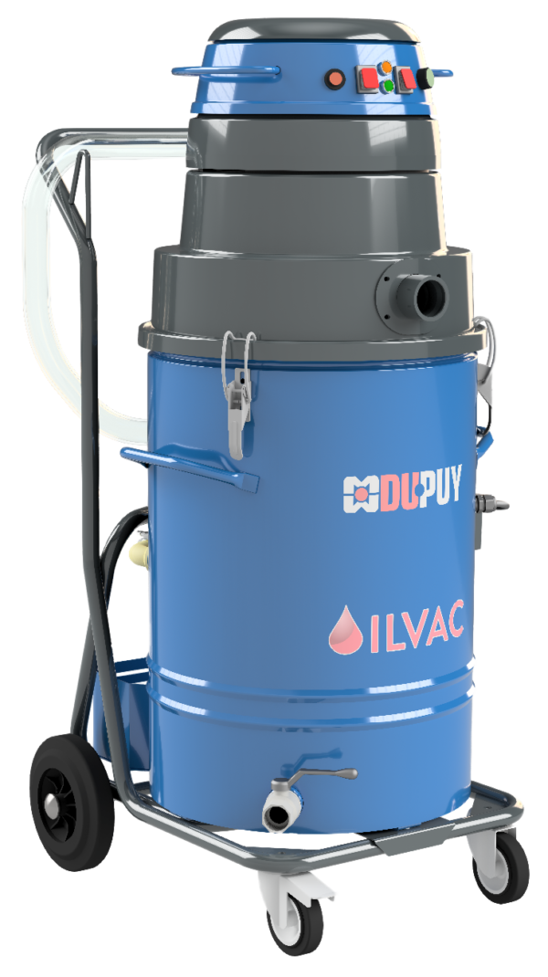Oilvac 100 – Kompaktne tööstuslik tolmuimeja õli ja laastude jaoks
