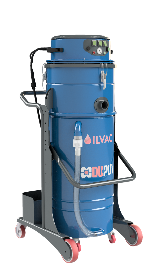 Oilvac 130 – Kompaktne tööstuslik tolmuimeja õli ja laastude jaoks